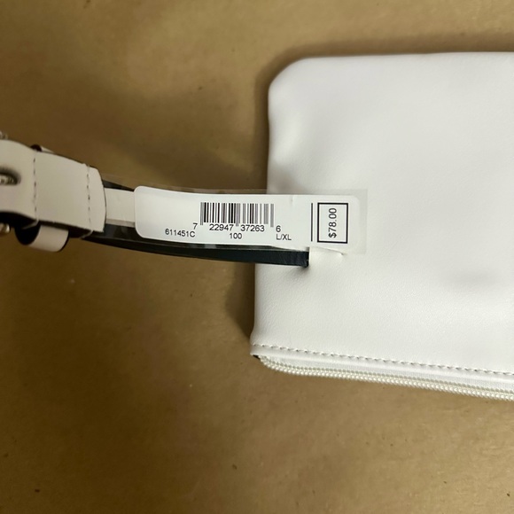 NWT - Calvin Klein White Belt Bag L/XL - Picture 8 of 11